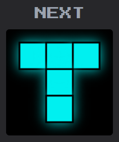 Tetris project screenshot